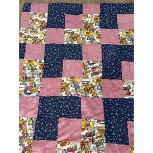 Quilt Handmade in Excellent Condition 72”x172” French Bistro‎ Style